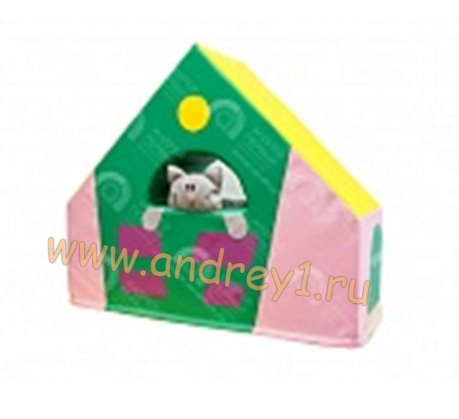 Домик № 1 с котом (мягкомодульное оборудование)