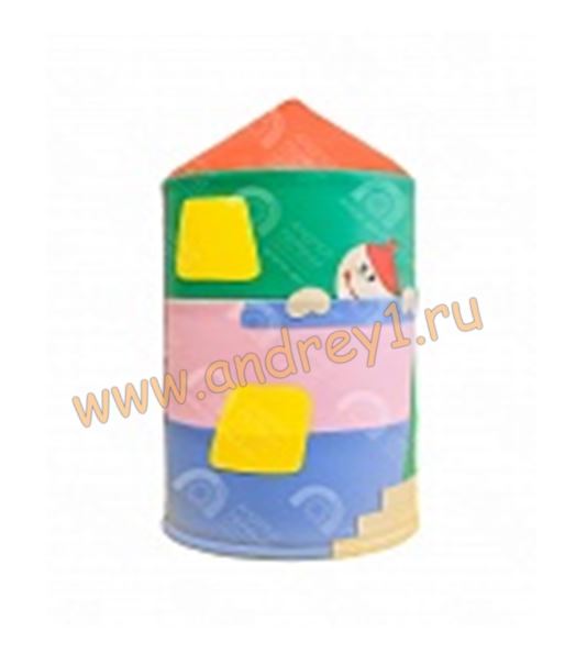 Домик  №6 высокий круглый (мягкомодульное оборудов