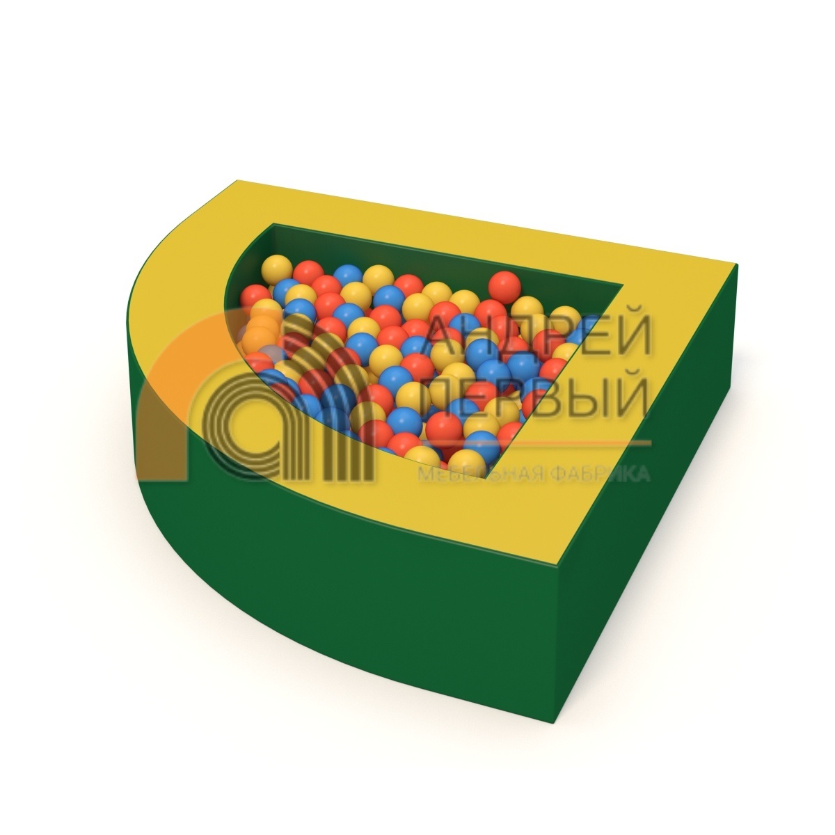 Бассейн сухой угловой 