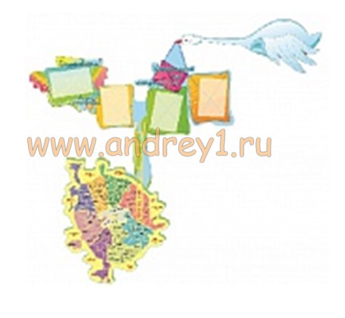 Информационный стенд «Карта Москвы» 