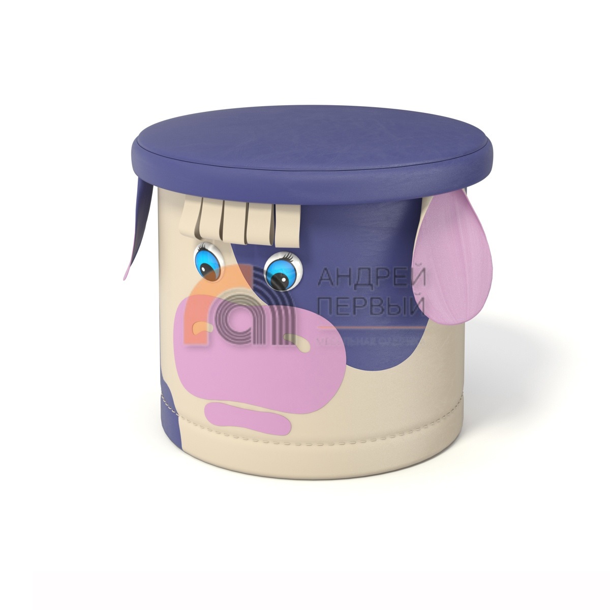 Пуфик тематический Коровка (комплект Веселый зоопарк)