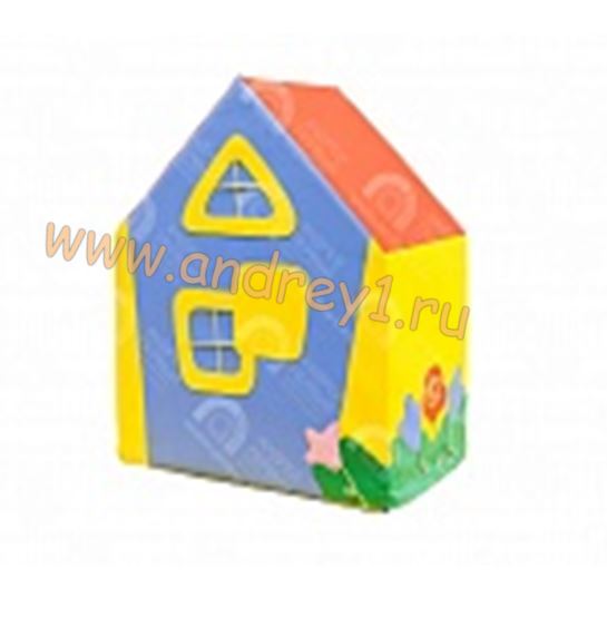 Домик №3 с цветами (мягкомодульное оборудование)