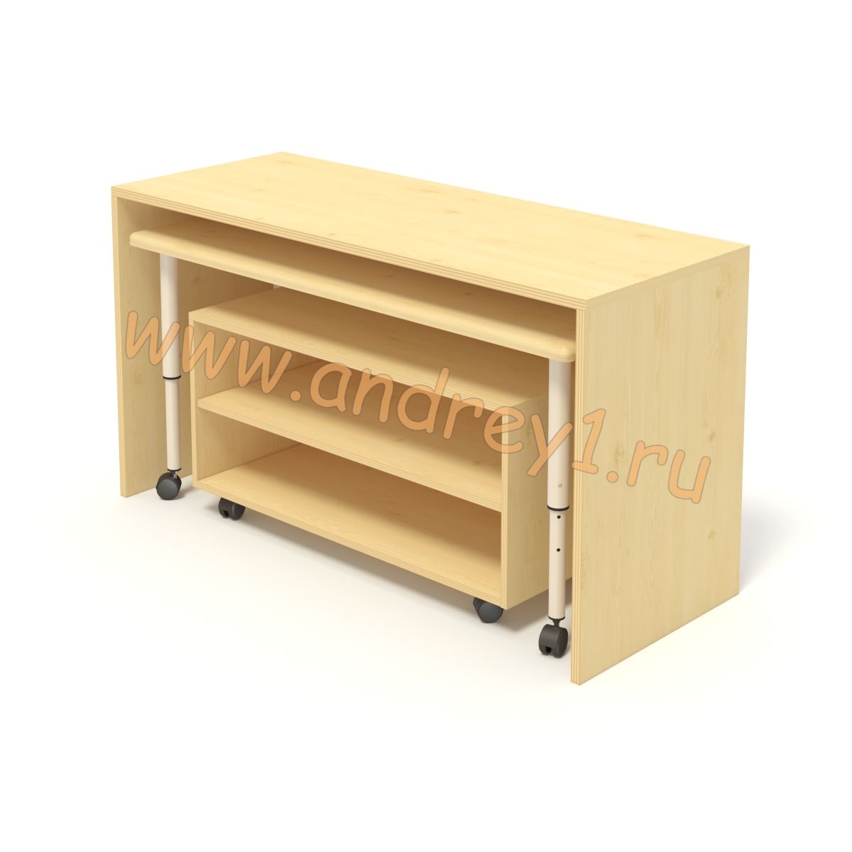 Паркинг с местом для хранения игрушек
