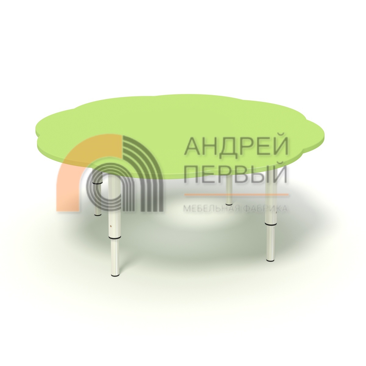 Стол "Ромашка" на регулируемых ножках ЛДСП цвет