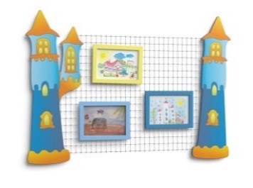 Стенд "Башенки" (голубые)